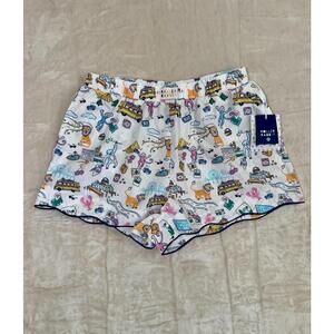 Roller Rabbit Target Size Small Roadtrip Poplin Boxer Shorts New Sold Out